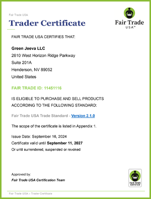 Fairtrade Certificate